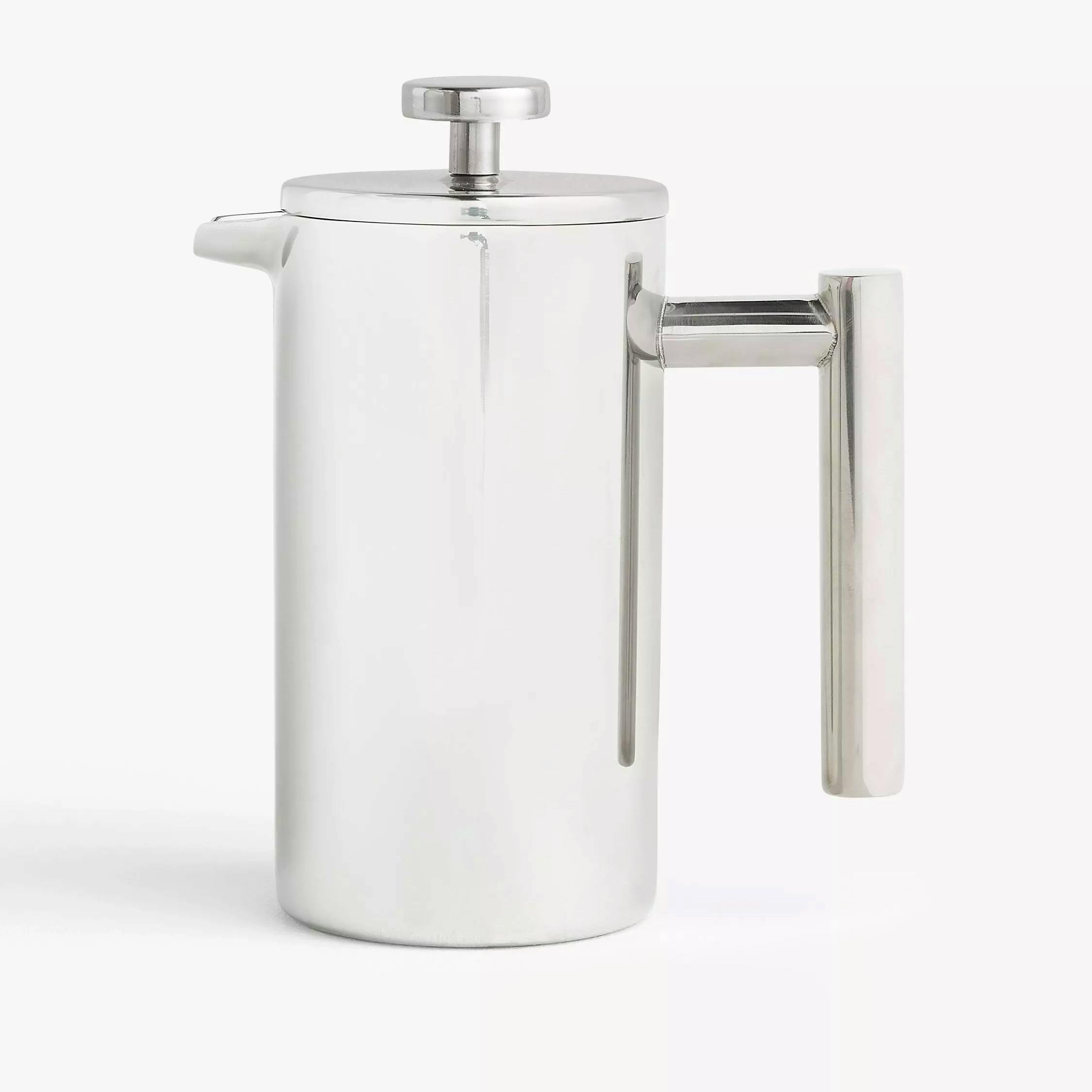 John Lewis Double Wall Coffee Press, Stainless Steel, 8 Cup, 1L, £35