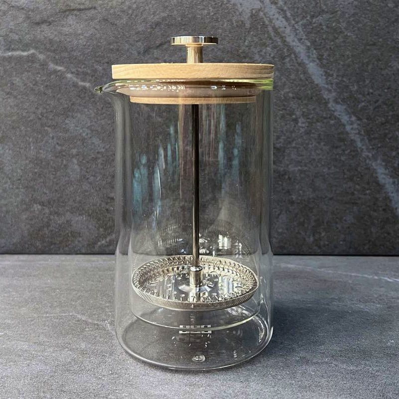 Imperial Teas Ogo Double Walled Glass Cafetiere, 800ml, £35