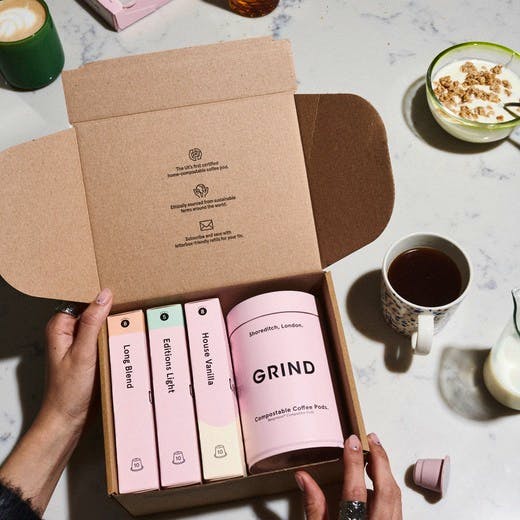 Grind Gift Two Months Of Coffee Pods, £22.50