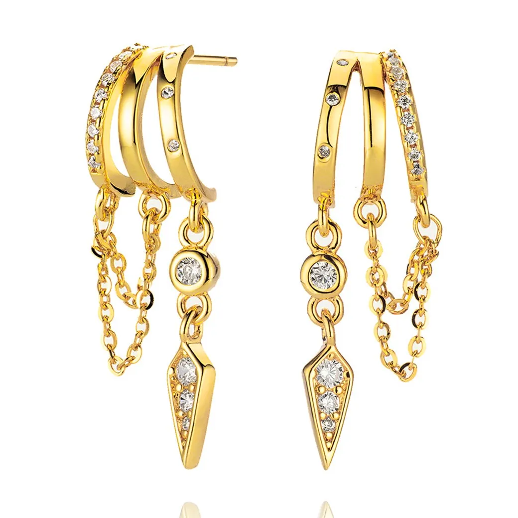 Aaria London Palma Charm Earring, £150