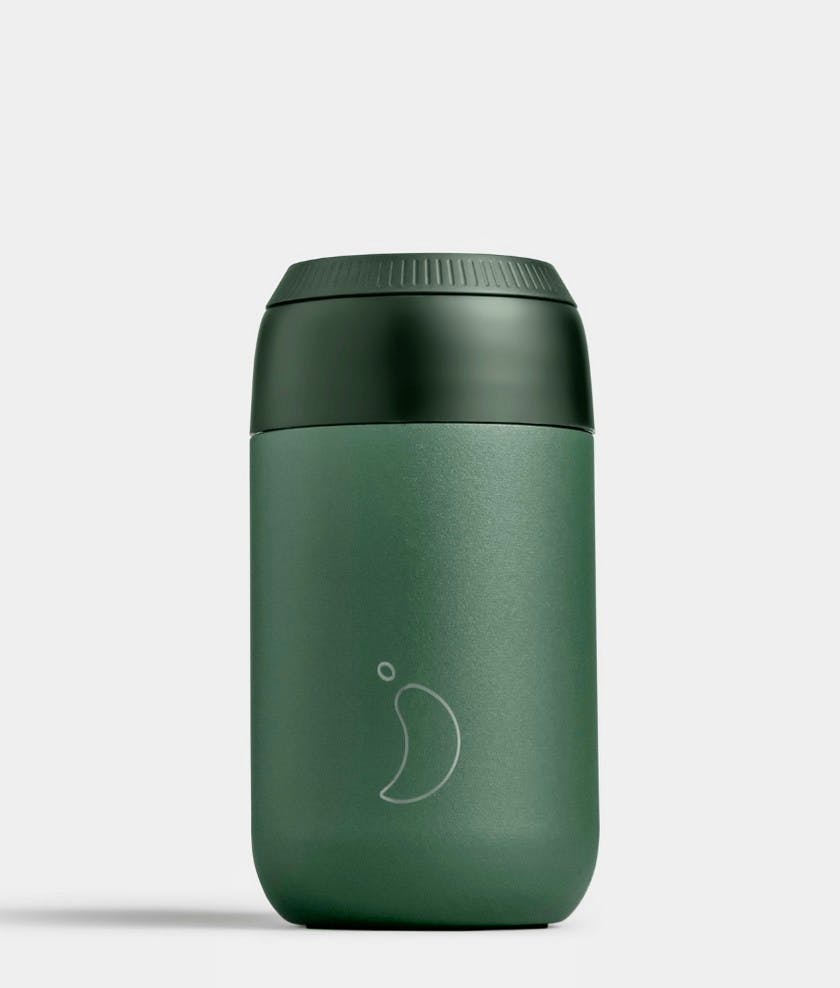 Series 2 Coffee Cup This award winning design features double-walled insulation to keep drinks hot or cold, antimicrobial drinking surfaces, a twist close mechanism, and a soft rubber base for a silent put down. Chilly's, £32