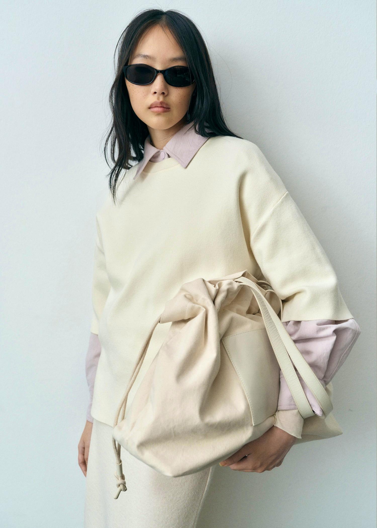 Leather Blend Shopper Bag £59.99