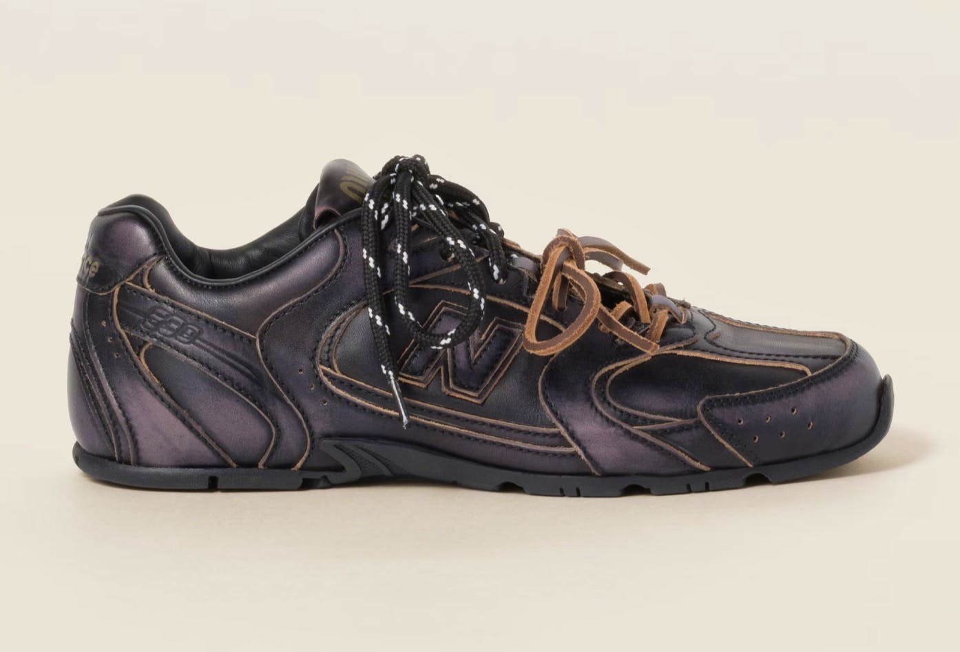 New Balance X Miu Miu 530 SL Leather Sneakers, £850