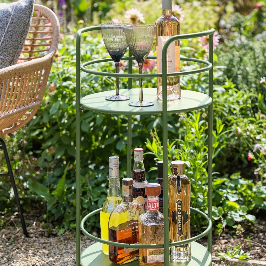 Garden Trading Rive Droite Drinks Trolley Thistle Green, £56 (Was £70)