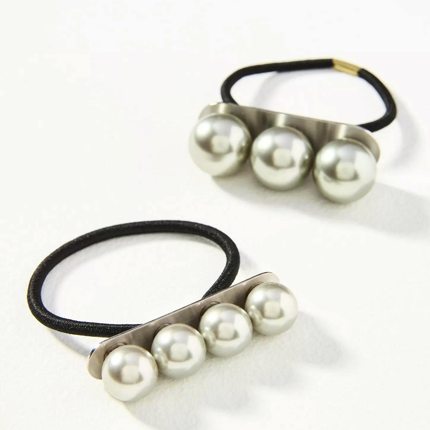 Anthropologie Pearl Hair Ties, Set of 2, £18