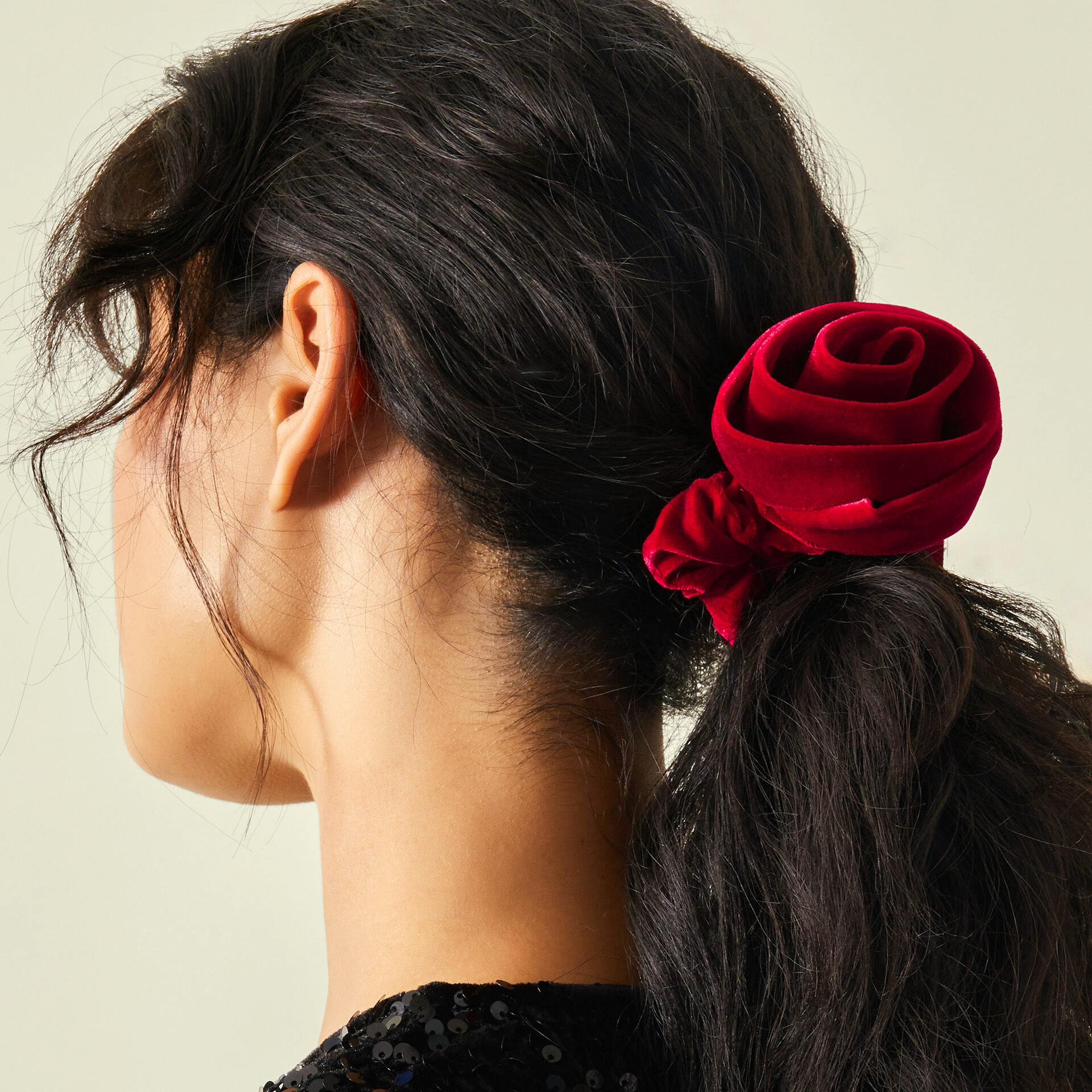 Accessorize Velvet Corsage Hair Scrunchie, £12