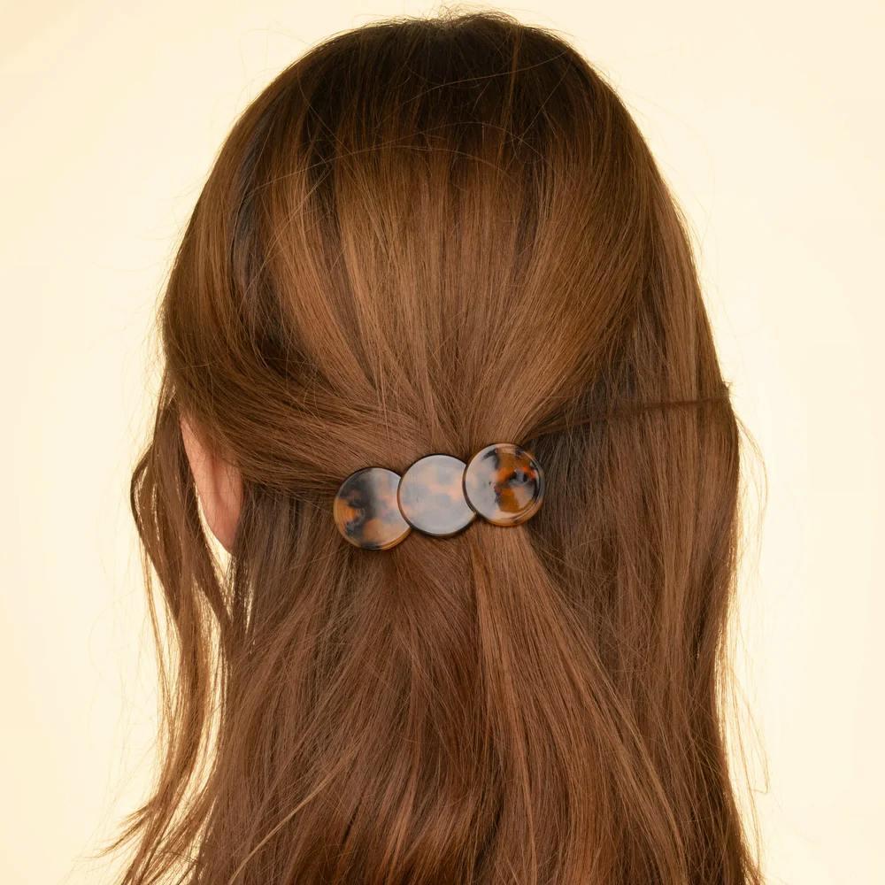 Camile & Stone Classic Tortoiseshell Trio French Hair Clip, £23