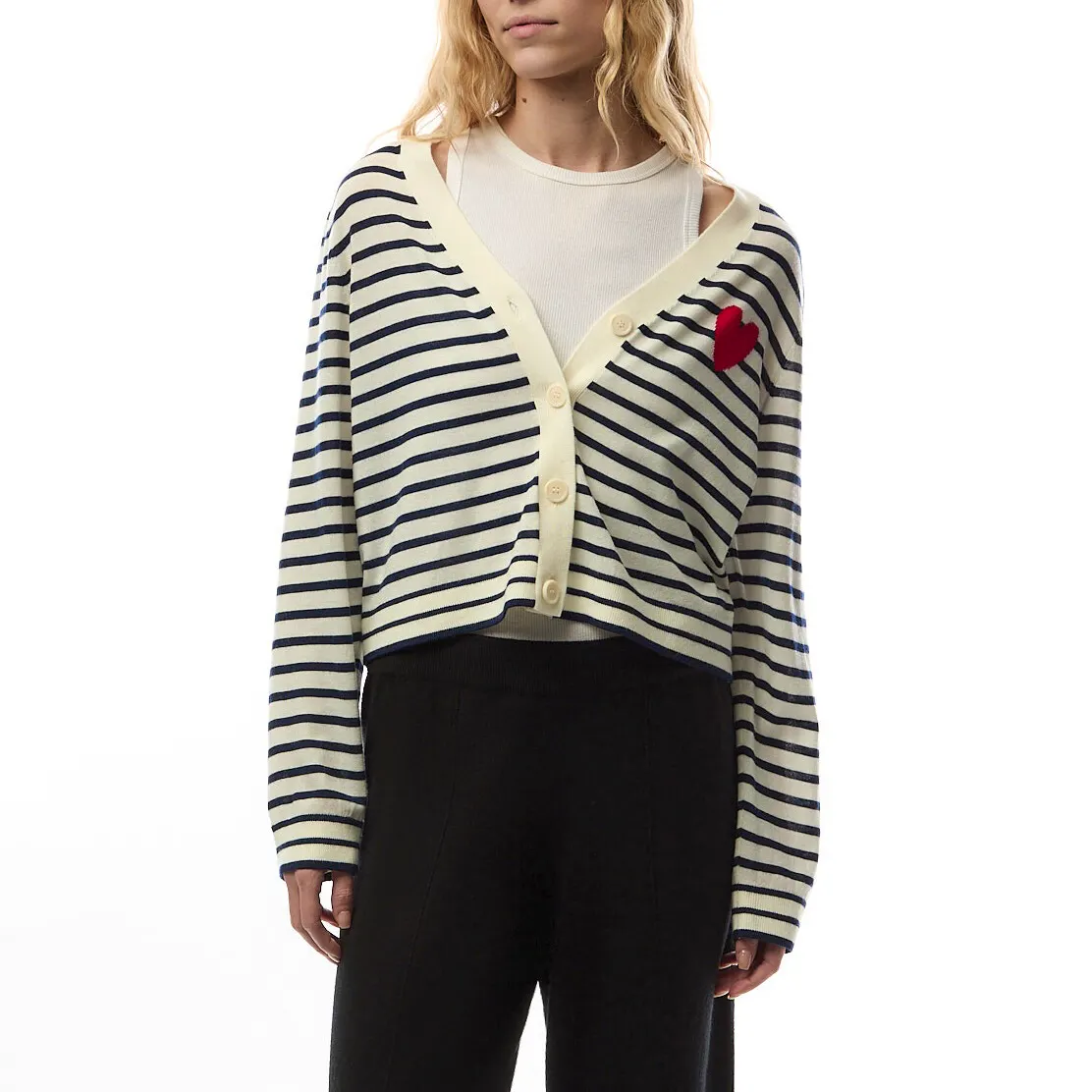 Chinti & Parker Merino Heart Breton, £125