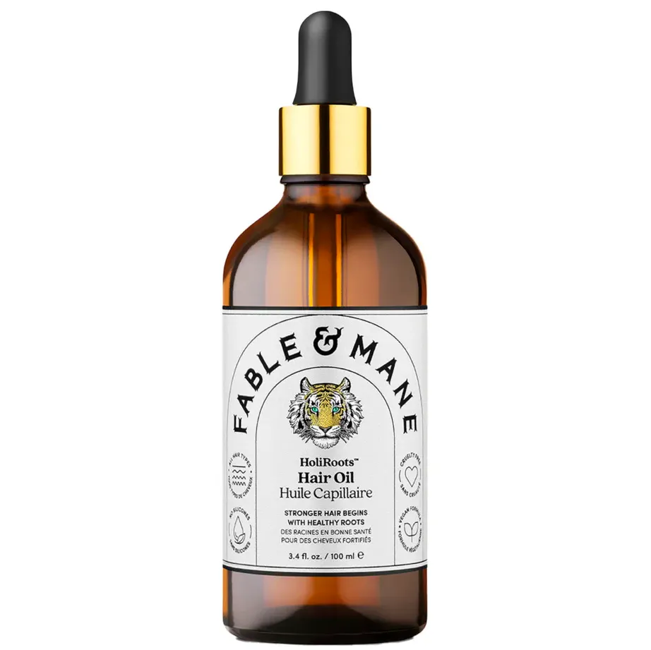 Fable & Mane Holiroots Pre-Wash Strengthening Treatment Hair Oil, £46