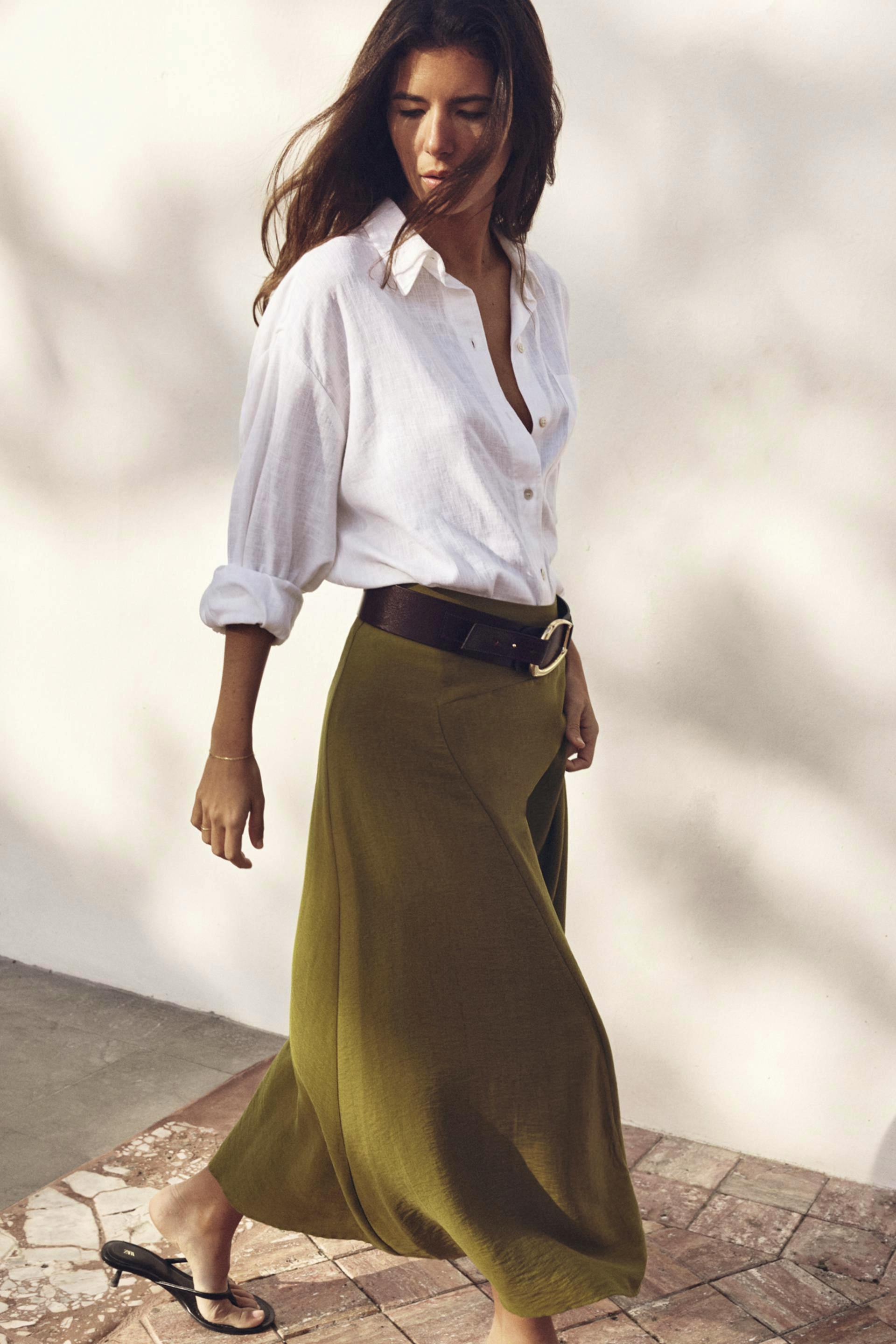 Asymmetric Midi Skirt £32.99