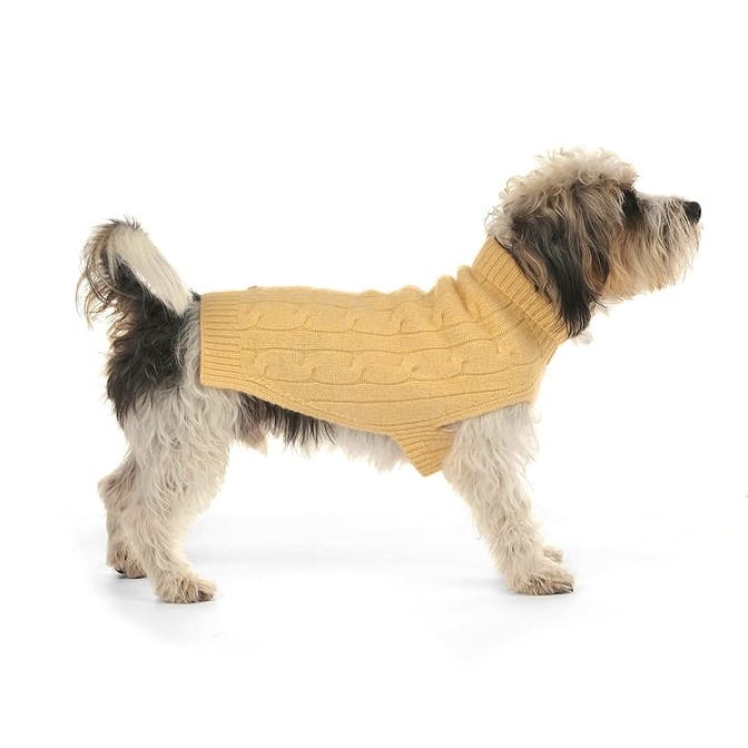 Mungo & Maud Cable Cashmere Dog Pullover, £75.80 (Was £189.50)