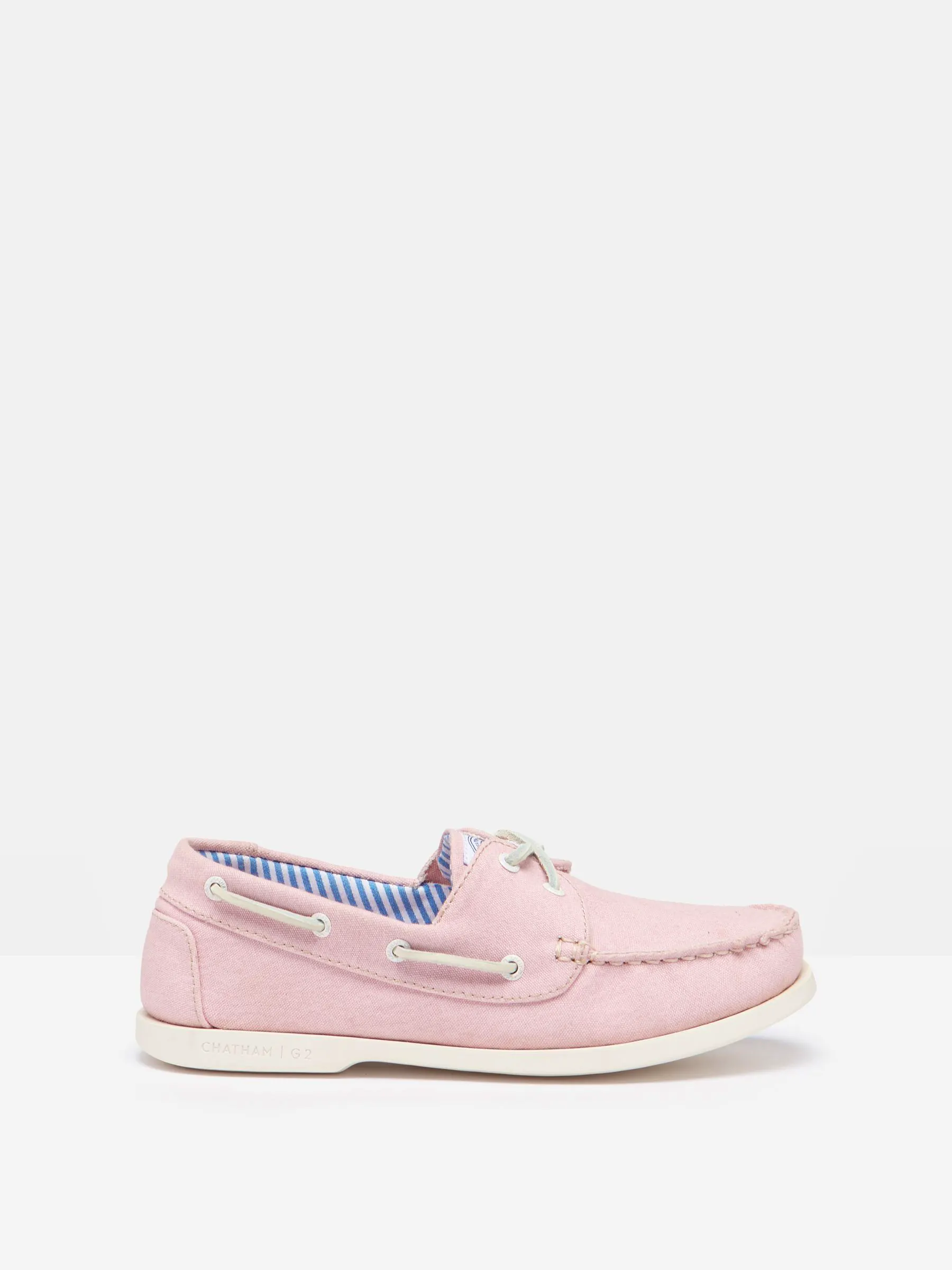 Joules X Chatham Pink Jetty Deck Shoes £59