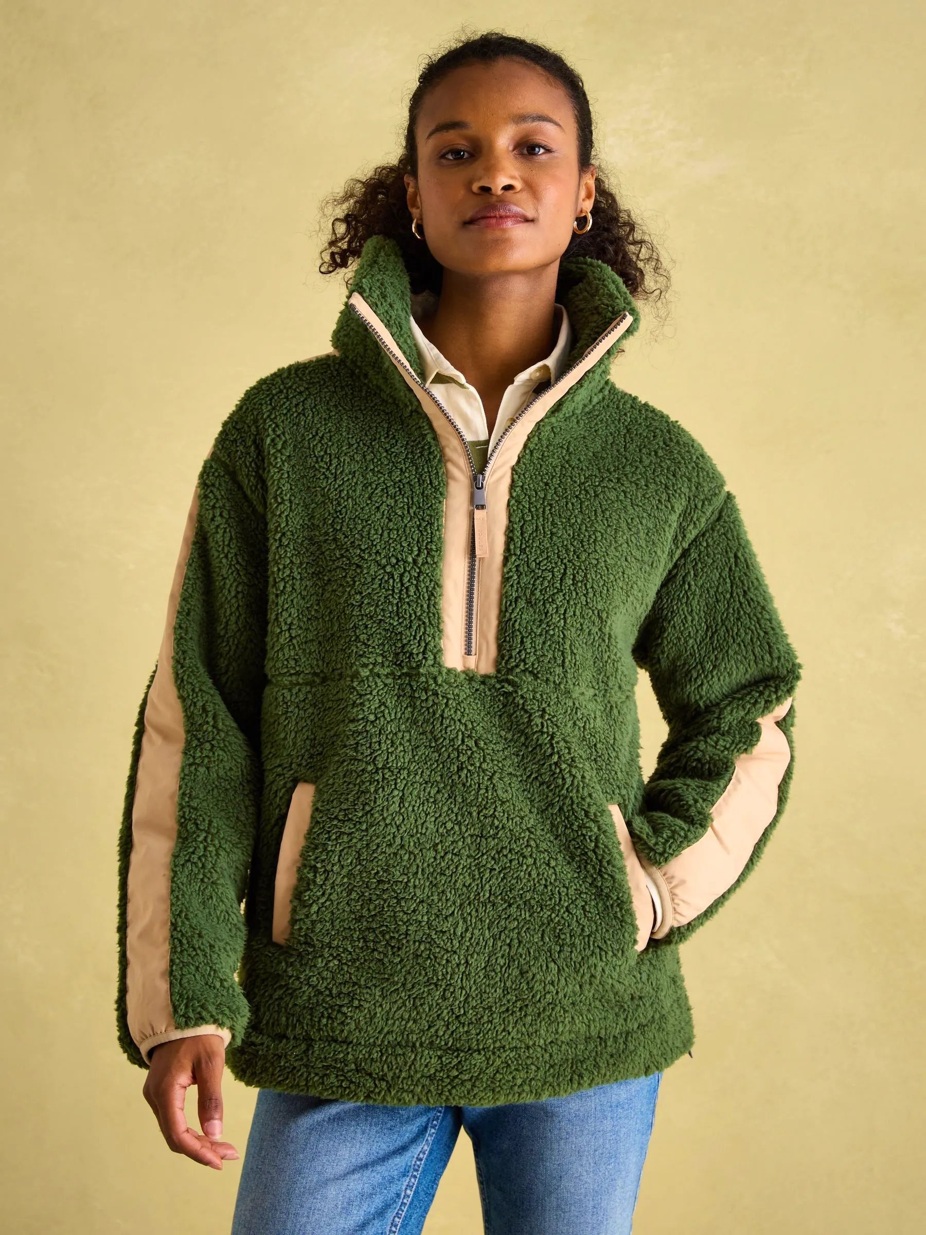 Tilly Green Quarter Zip Fleece £64.95