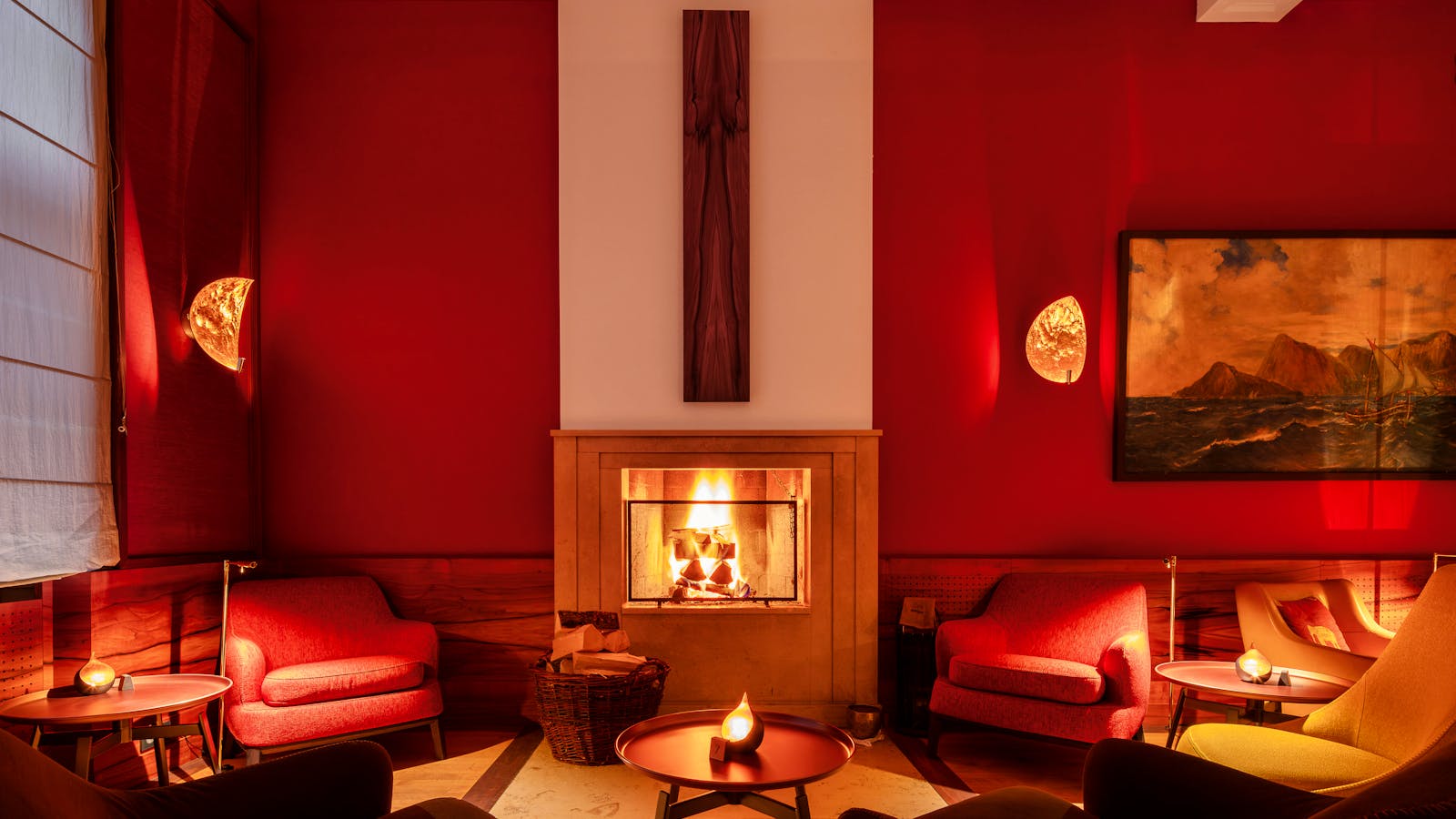 Schloss Elmau Fireplace