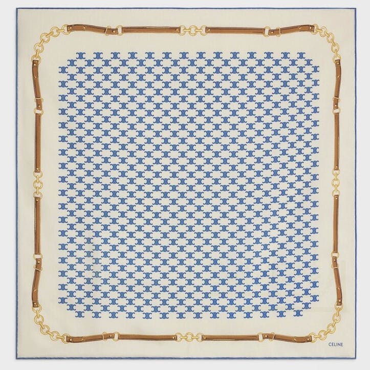 Celine Bandana In Heritage Silk Twill, £215