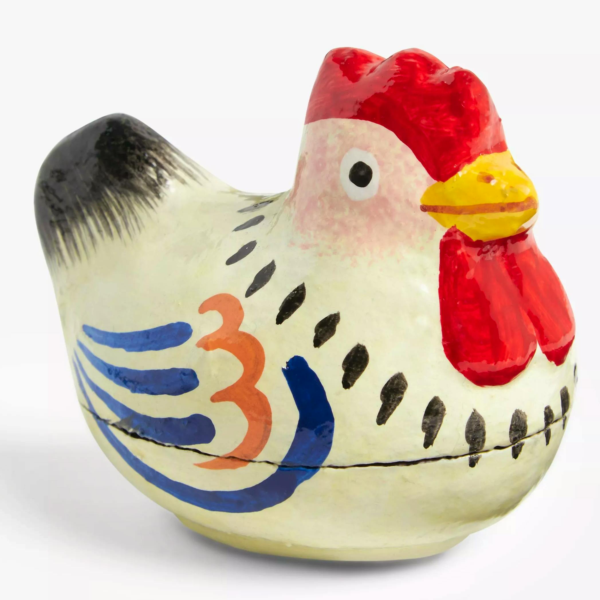 John Lewis Paper Mache Hen Decoration, £8