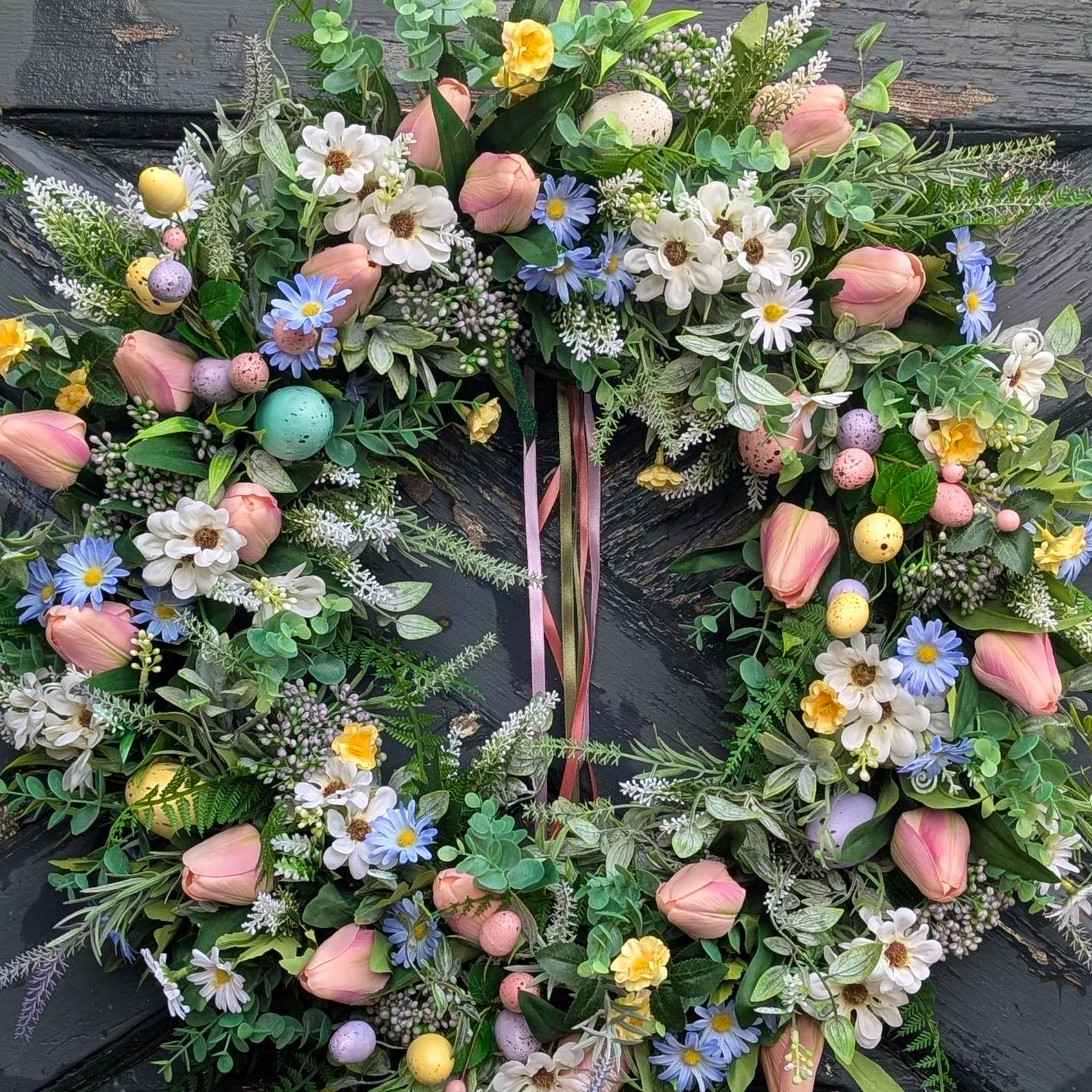 The Wreath Boutique UK Easter Door Wreath, £95