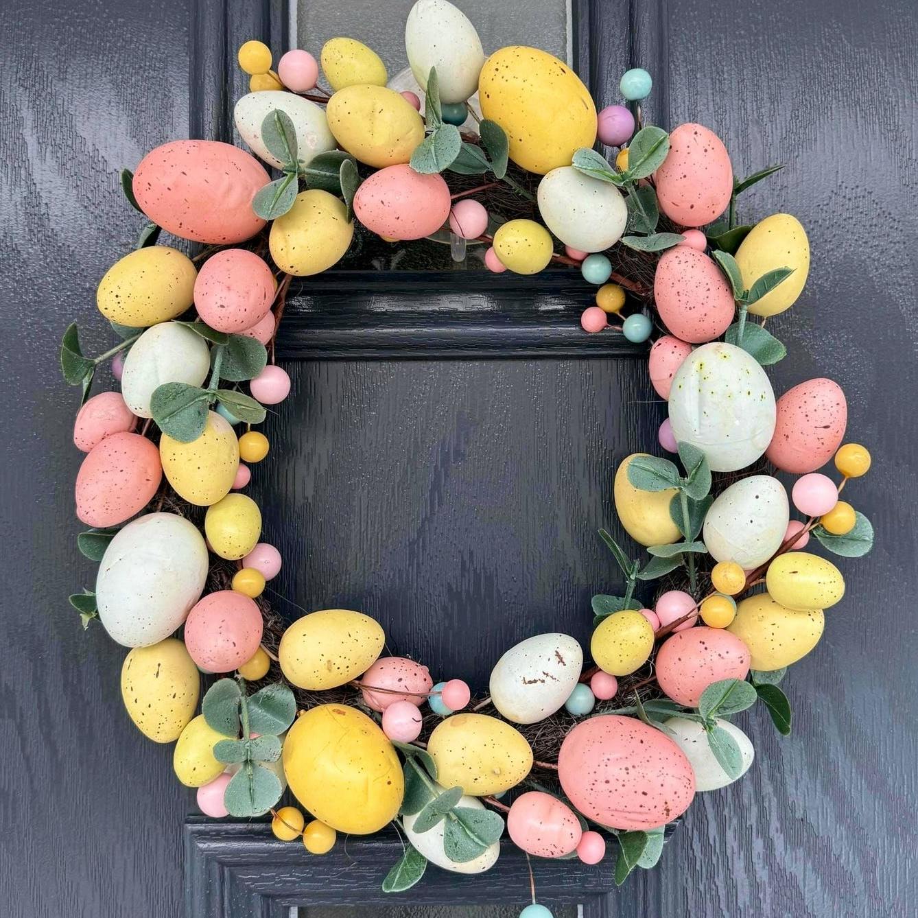 Party Craft Company Handmade Easter Egg Door Wreath, £18.60