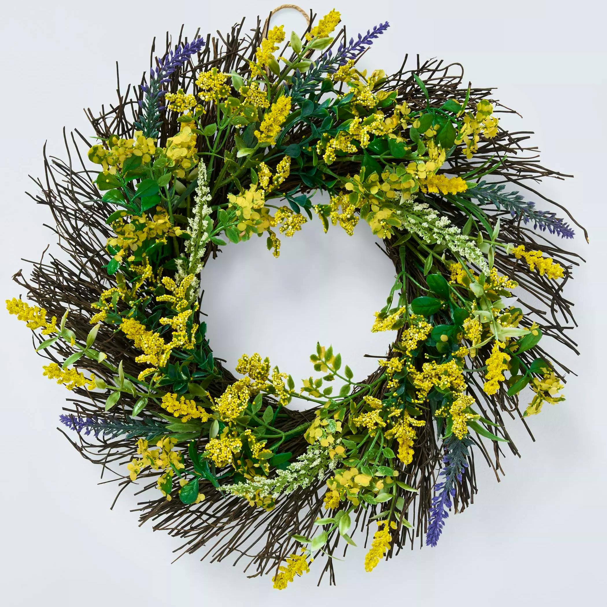 John Lewis Meadow Sprig Wreath, £18
