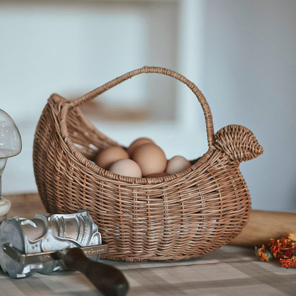 Babipur Olli Ella Rattan Chicken Basket, £54.95
