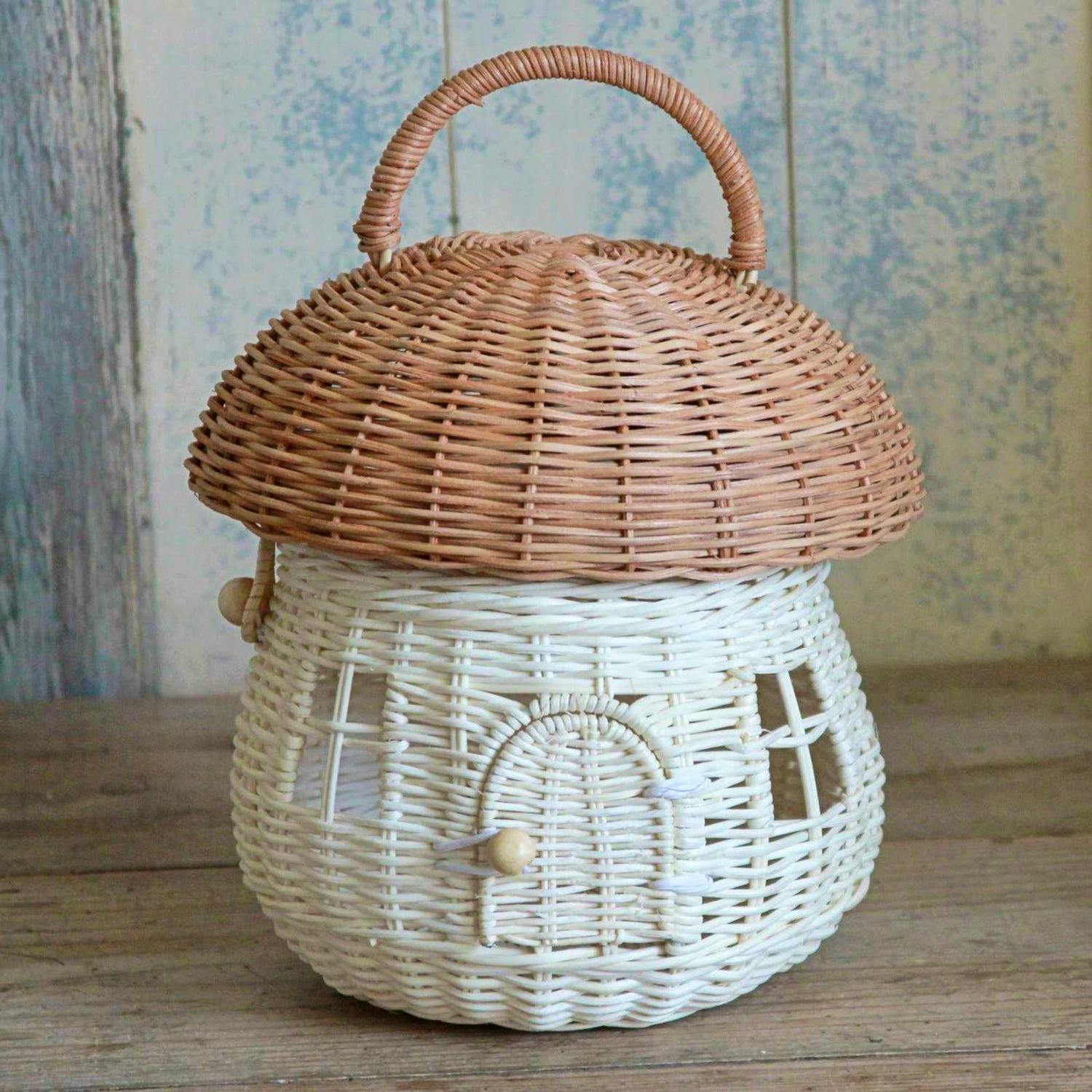 Closet & Botts Rattan Mushroom Basket Bag, £18.95