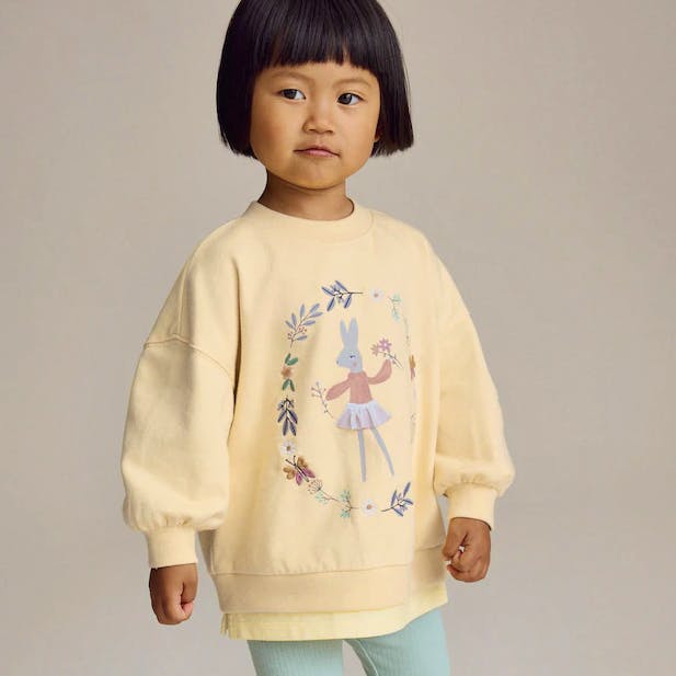 Next Yellow Bunny Long Sleeve Top and Leggings Set (3mths-7yrs), £13 – £17