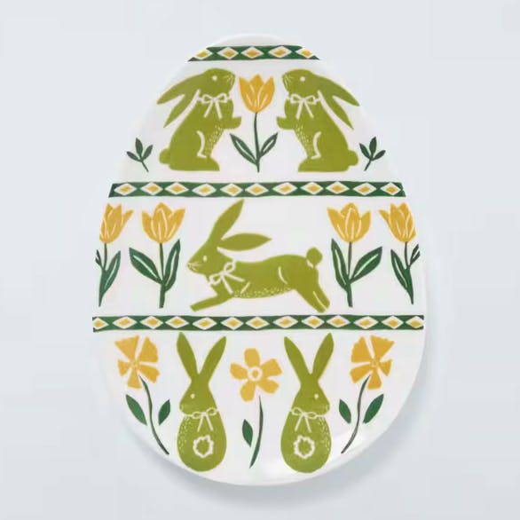 John Lewis Rabbit Easter Egg Fine China Plate, £6