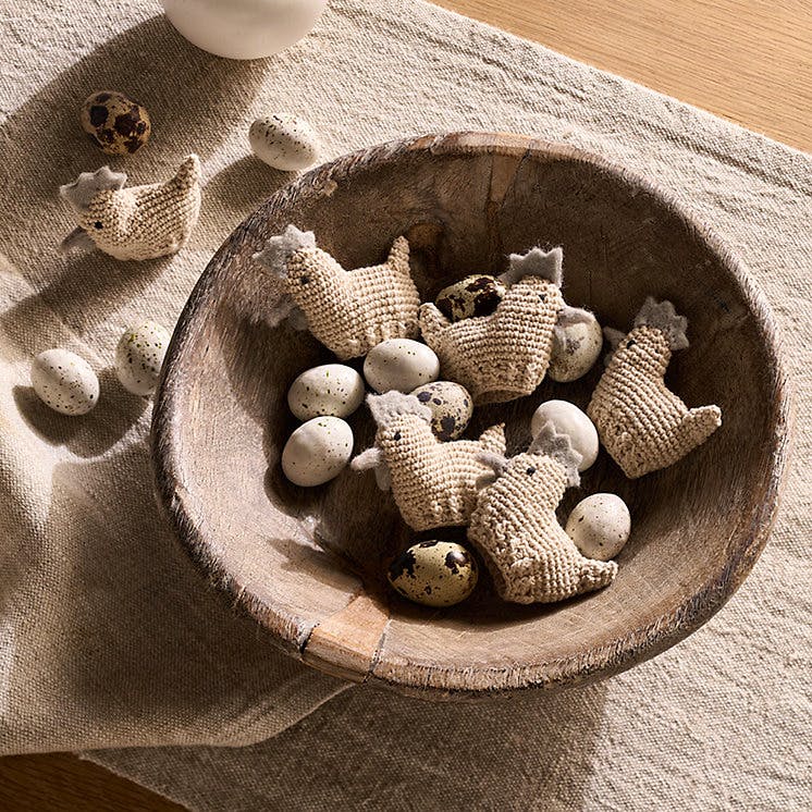 The White Company Chicken Mini Egg Cosies – Set of 6, £25