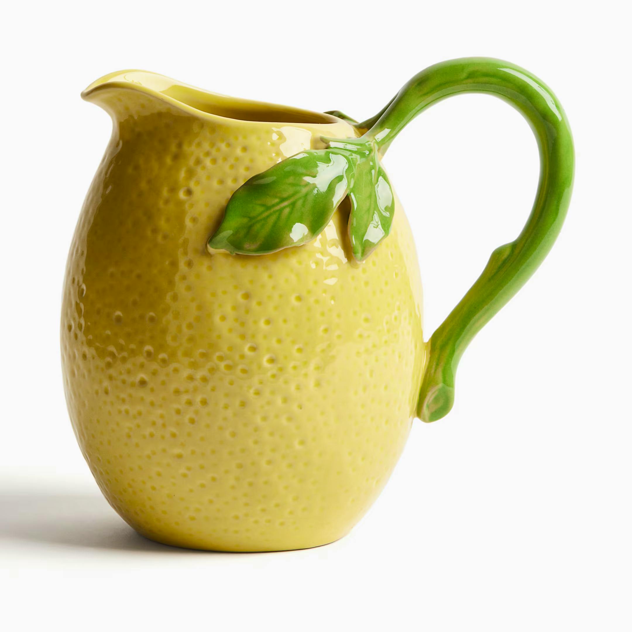 H&M Lemon-shaped stoneware jug, £14.99