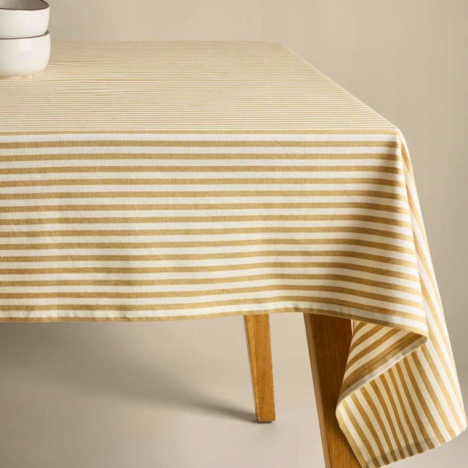 M&S Cotton With Linen Tablecloth, £28