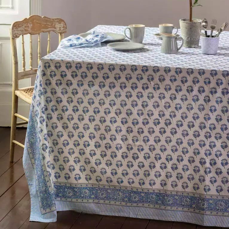 L&F Block Print Tablecloth, £55