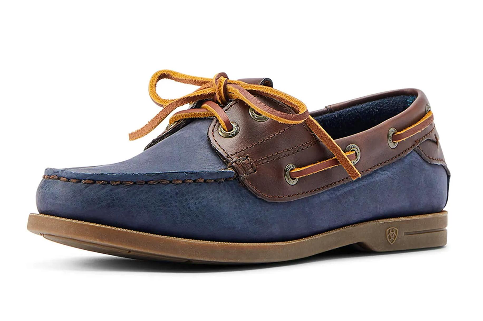 Ariat Ariat Women's Antigua Boat Shoe - Navy/Chocolate, £50 (Was £100)