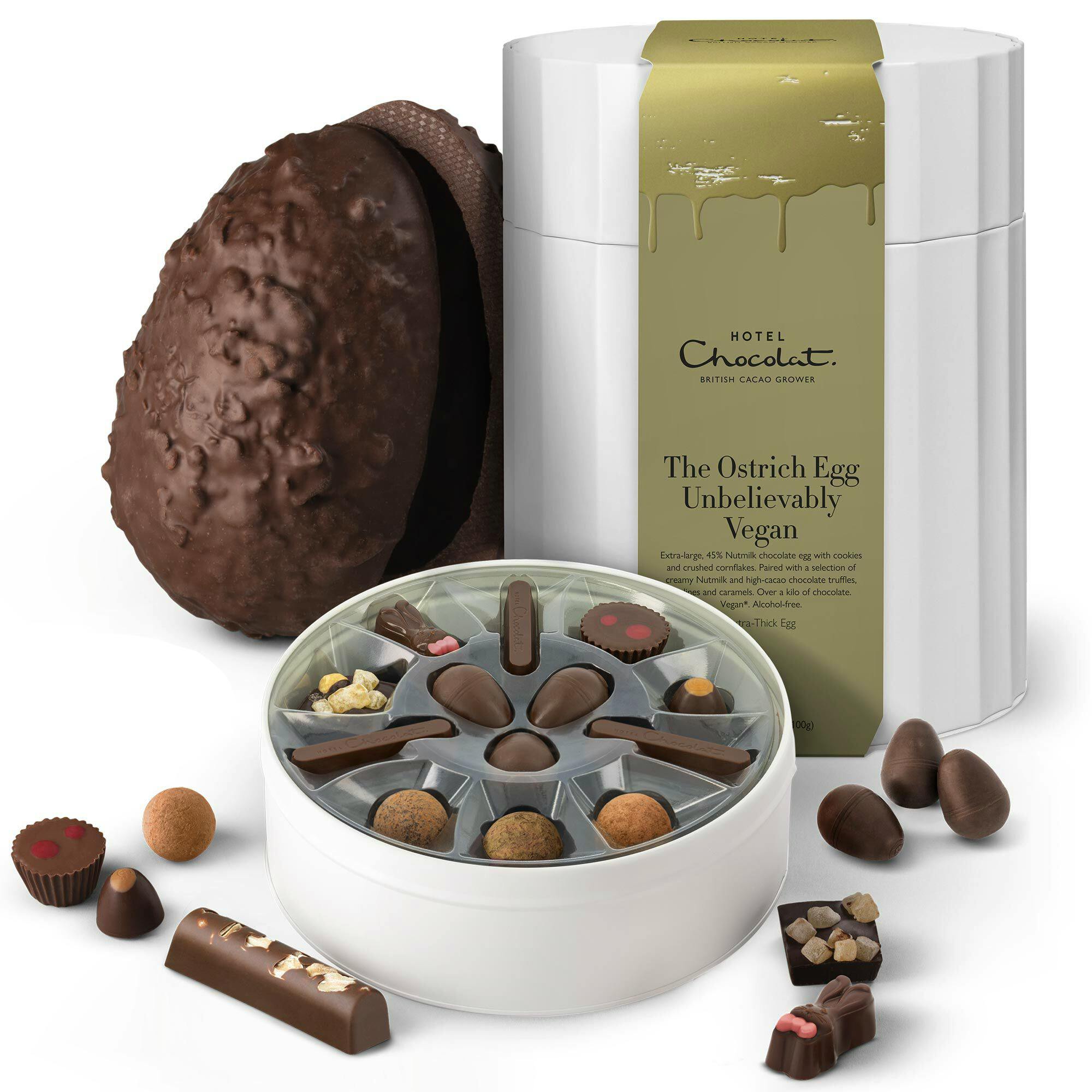 Hotel Chocolat Unbelievably Vegan* Ostrich Easter Egg, £90