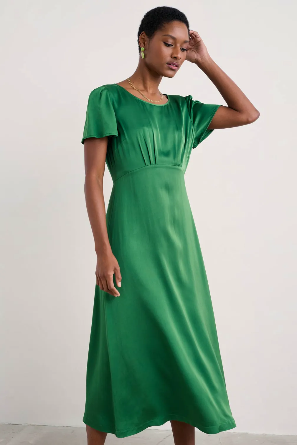 Rosalind Satin Midi Dress £89.95
