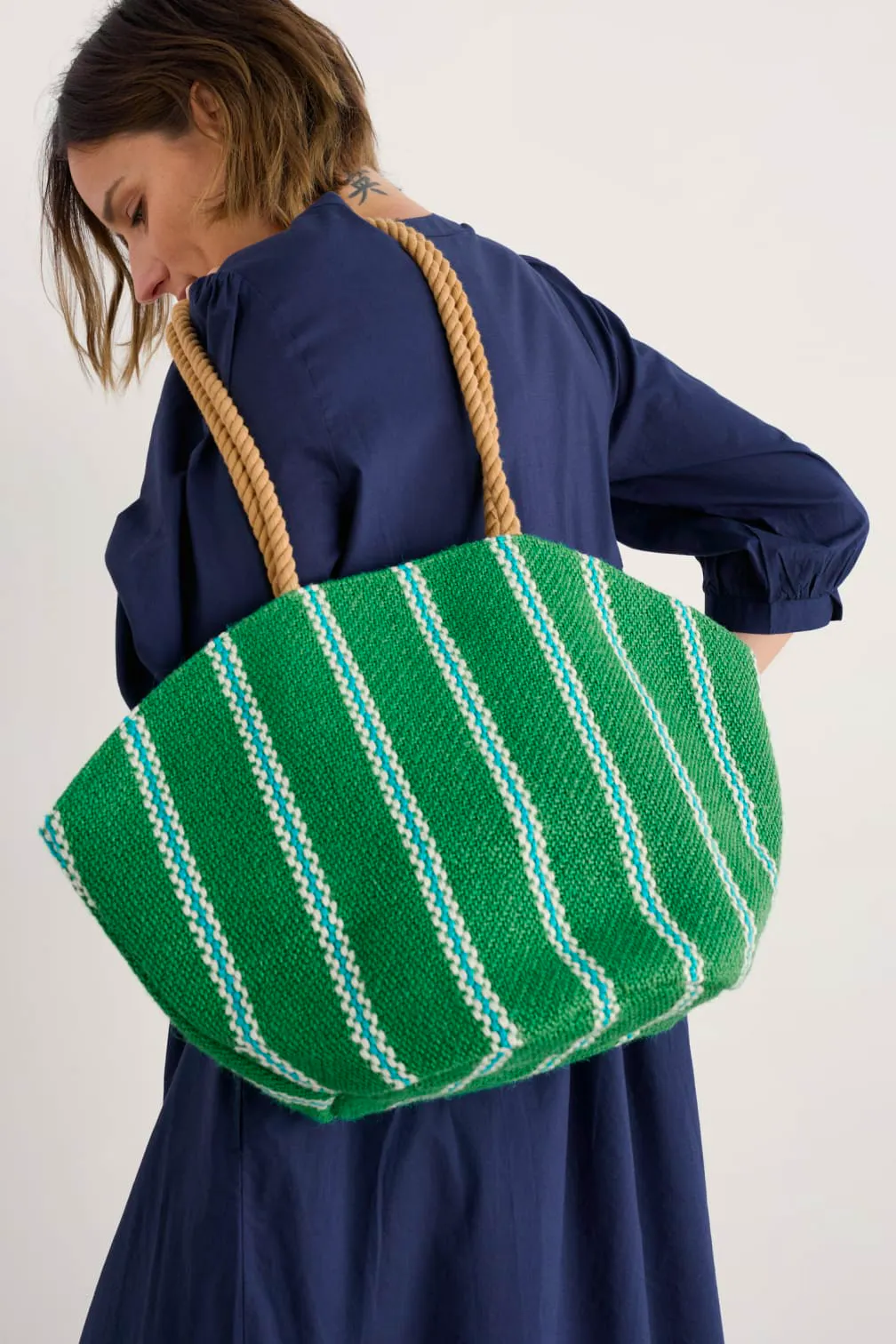 Alkanet Jute Clam-Shaped Bag £35.95
