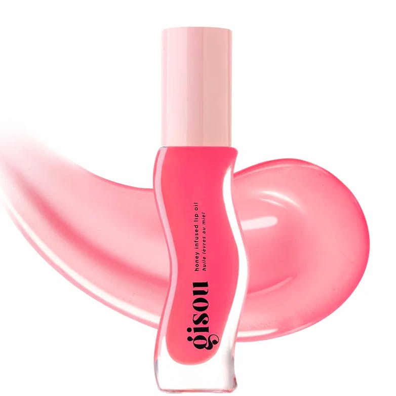 Gisou Honey Infused Lip Oil in Raspberry Swirl, £24