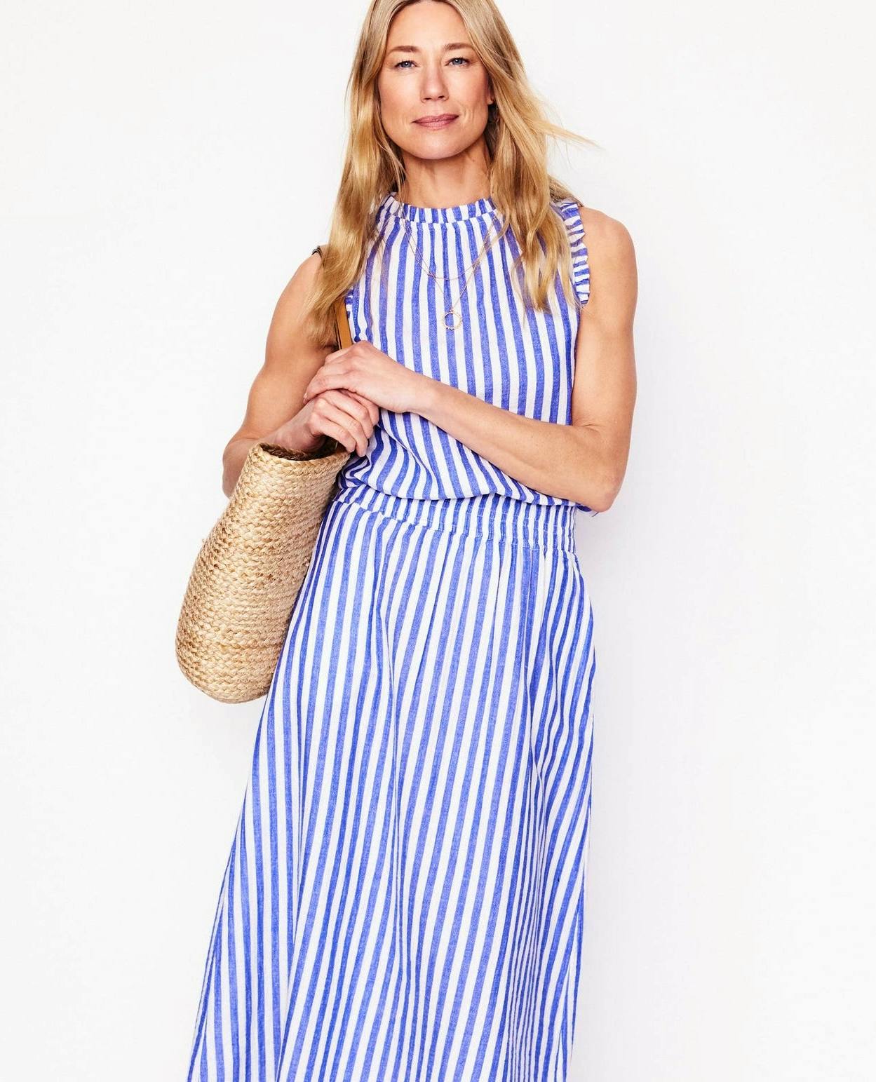 Double Cloth Smocked Skirt £70