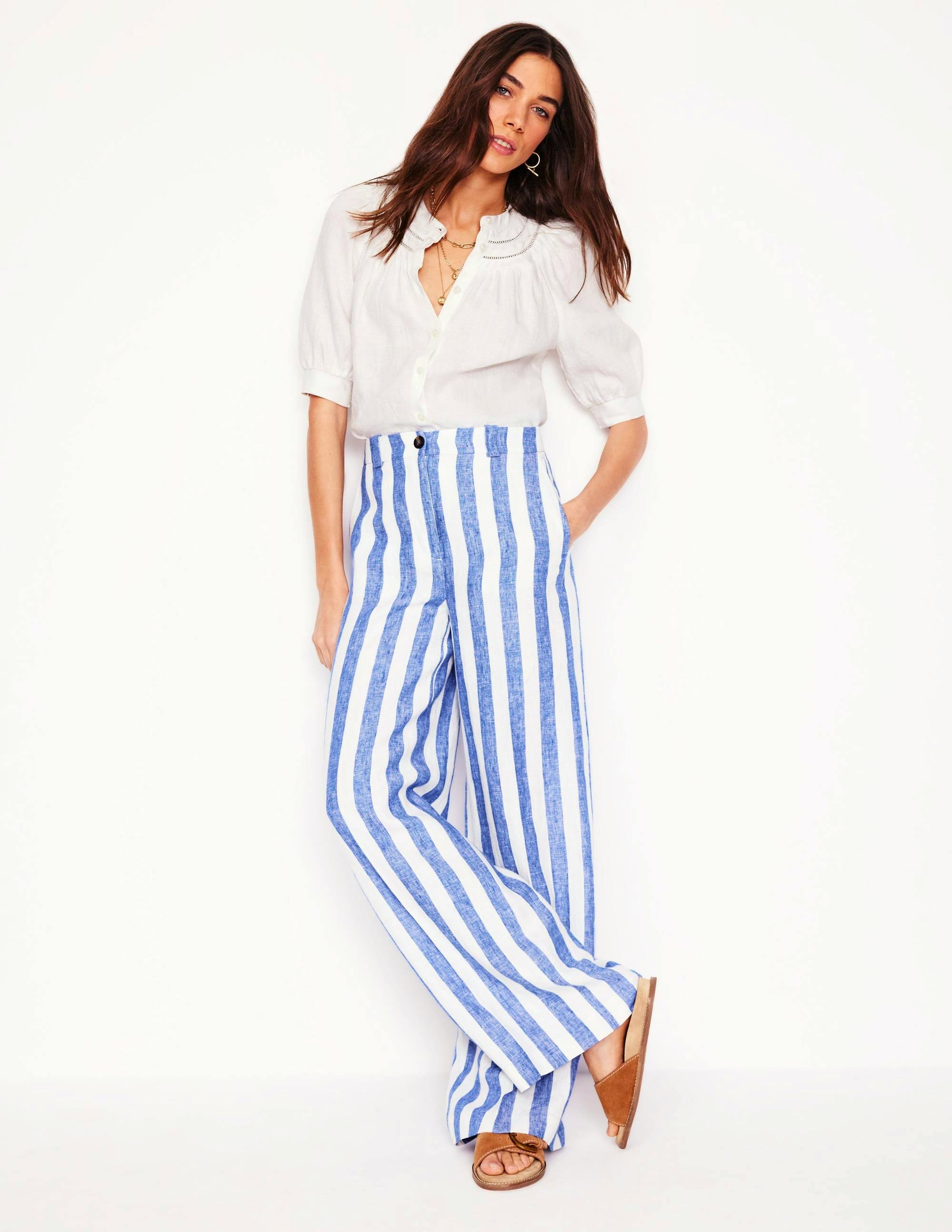 Westbourne Linen Trousers £120