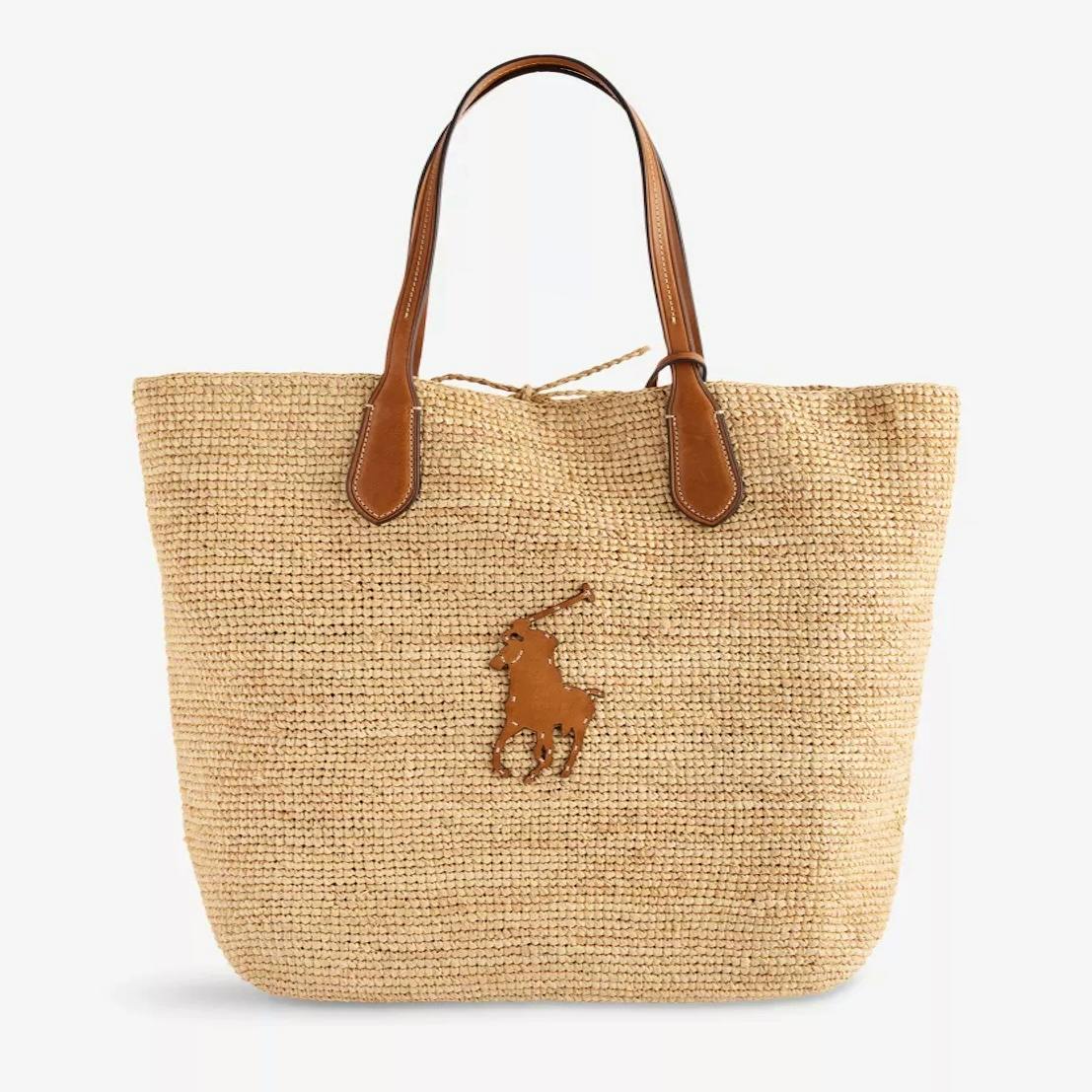 Polo Ralph Lauren Big Pony Raffia Large Tote Bag, £319