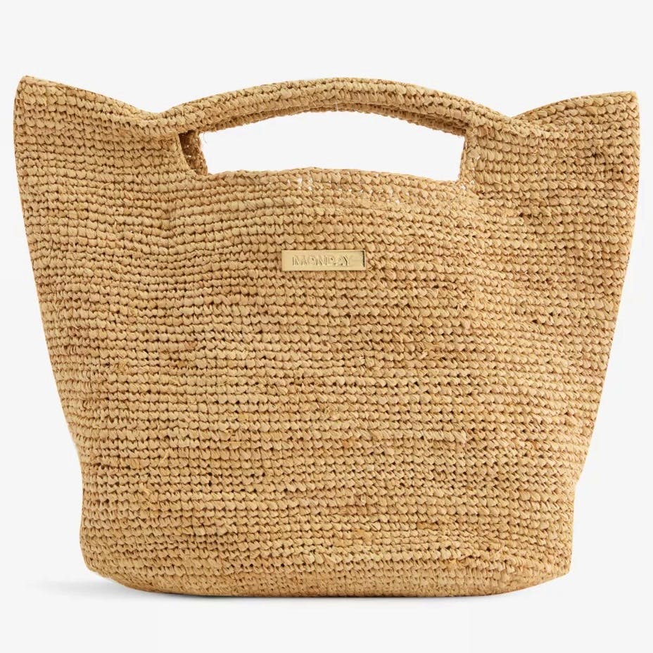 Monday Swimwear Paloma Raffia Top-Handle Bag, £100