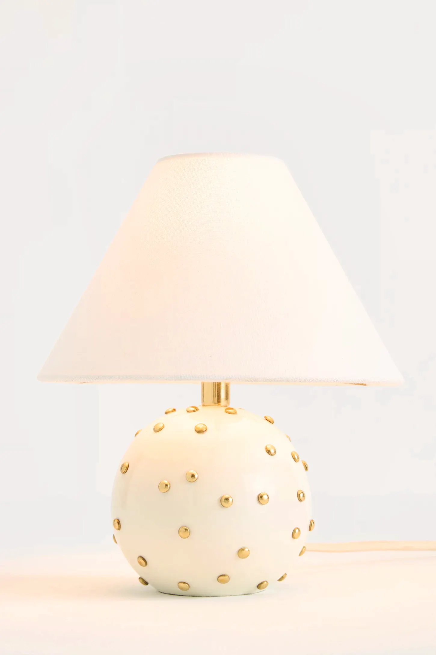 Jeanette Beaded Mini Brass Table Lamp £228