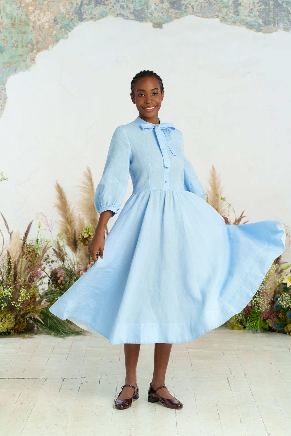 Son De Flor Jasmine Dress, 3/4 Sleeve, £224