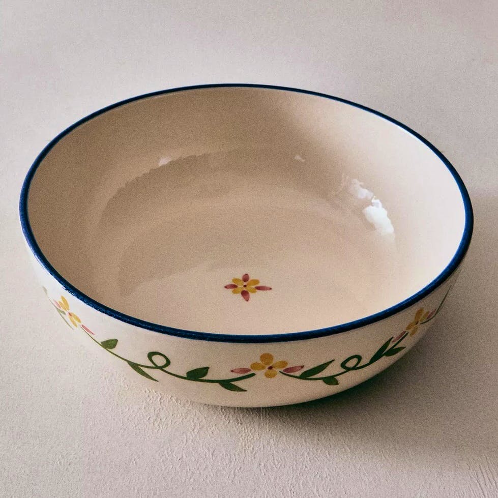 Zara Home Floral Salad Bowl, £49.99