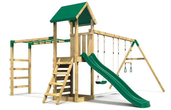 Kids Garden Toys Outdoor Toys Adventure-wooden-climbing-frame