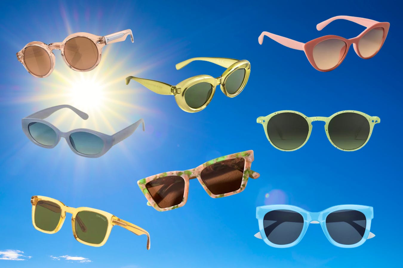 Pastel Coloured Sunglasses