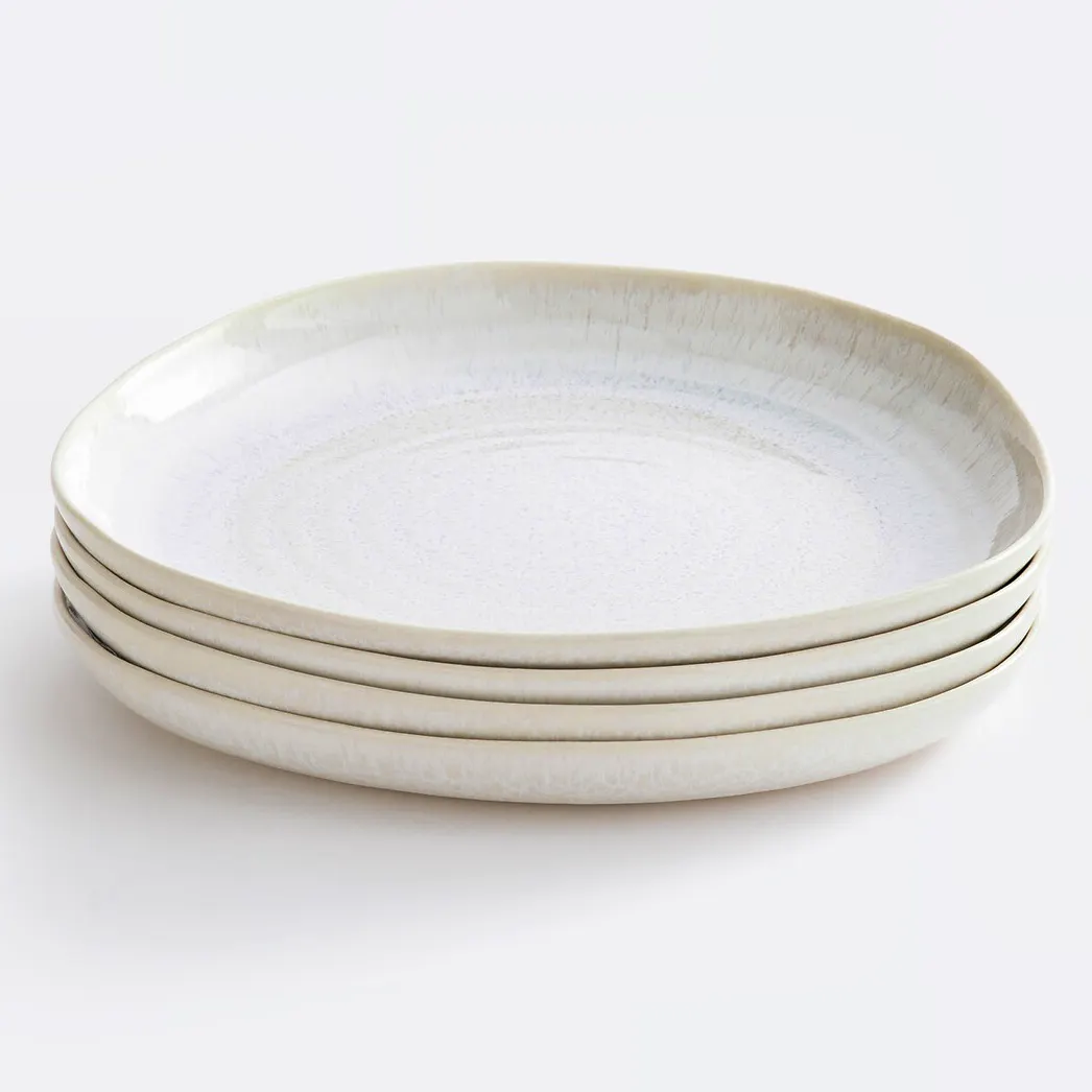 Set of 4 Ivoria Pearly Stoneware Plates £49.99