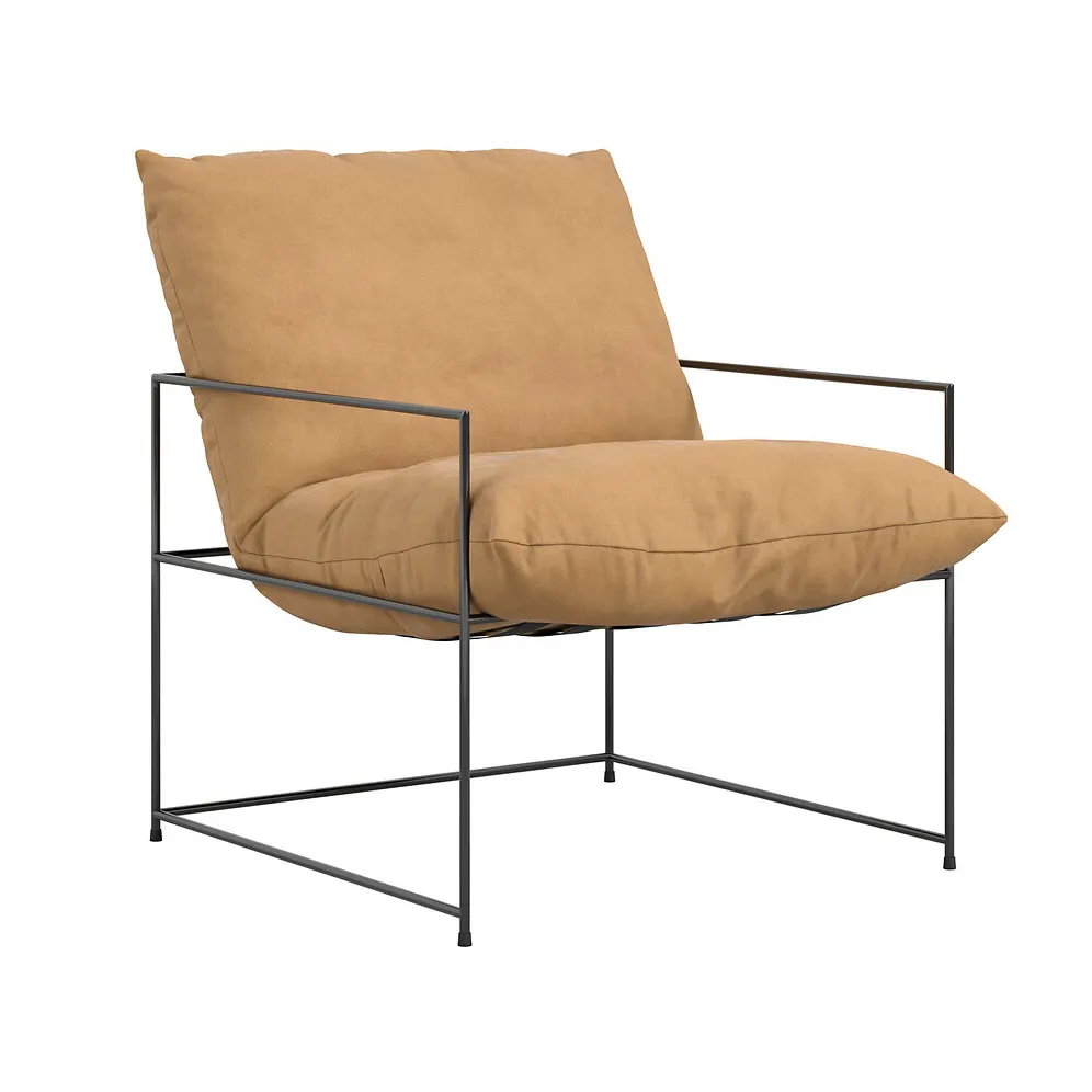 Eli Minimalist Woven Accent Armchair £369.99