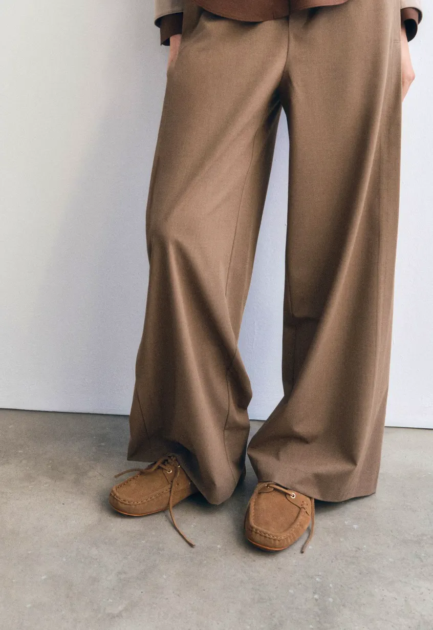 Mango Suede Boat Shoes, £100