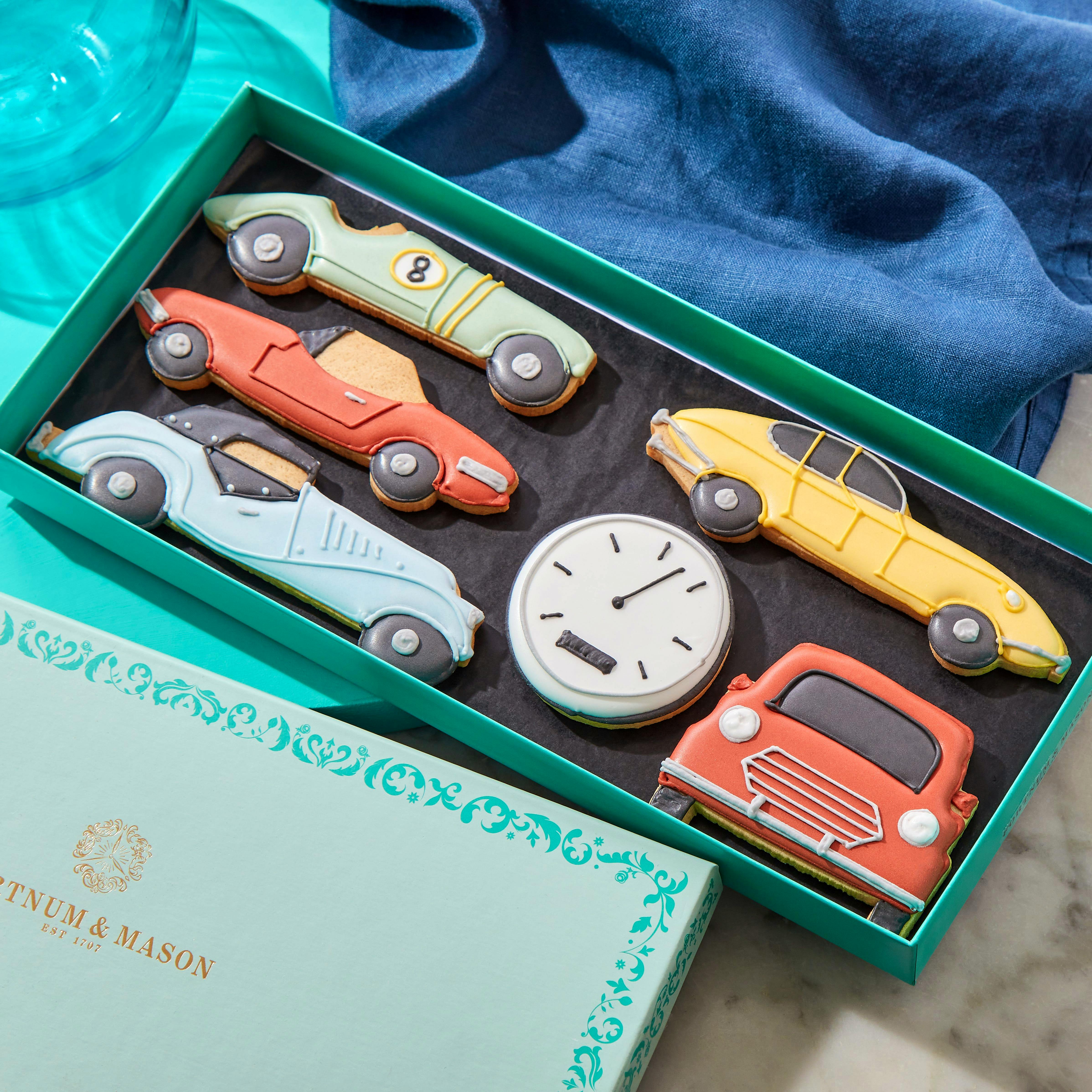 Fortnum & Mason Cars Cars Cars Iced Biscuits, £29.95