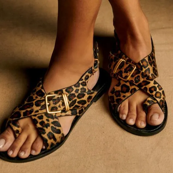 Sezane Judith Low Sandals, £165